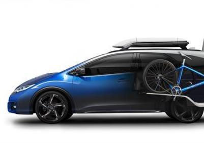 Honda Civic Tourer Active Life Concept profilo metà