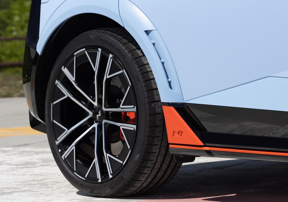 Hyundai Ioniq 5 N Performance Blue minigonne
