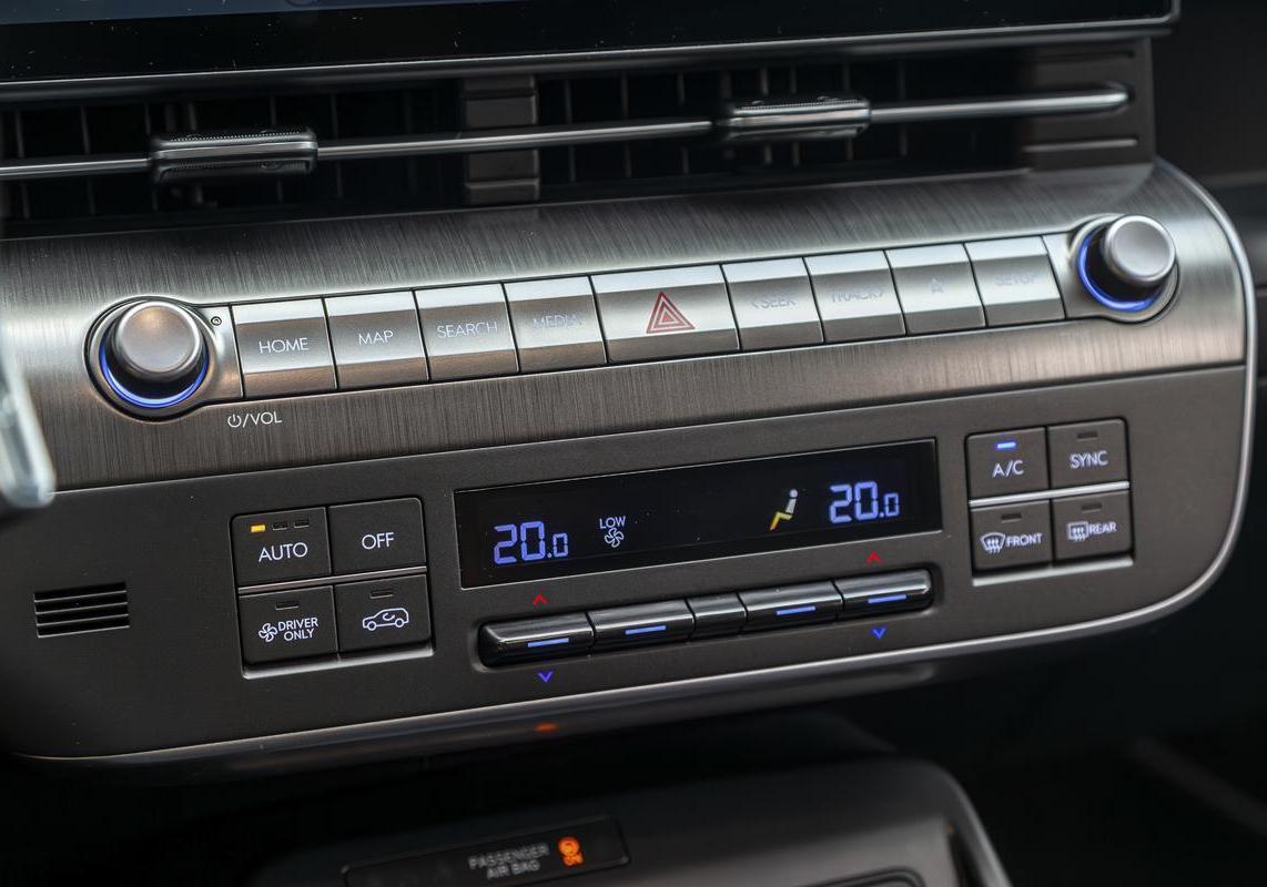 Hyundai Kona Hybrid X Line console centrale