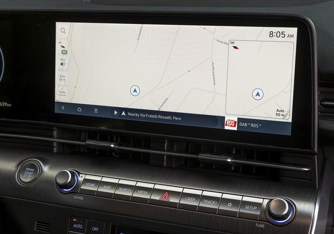 Hyundai Kona Hybrid X Line schermo touch