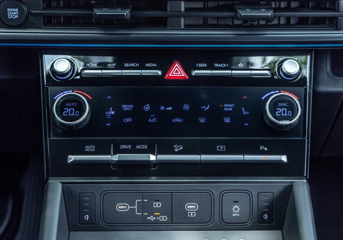 Hyundai Santa Fe 2WD console centrale
