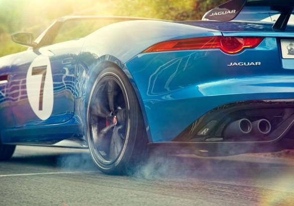 Jaguar Project 7 in accelerazione