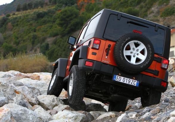 Jeep Wrangler posteriore