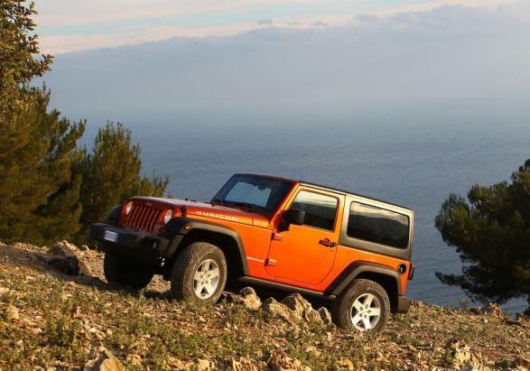 Jeep Wrangler profilo sinistro