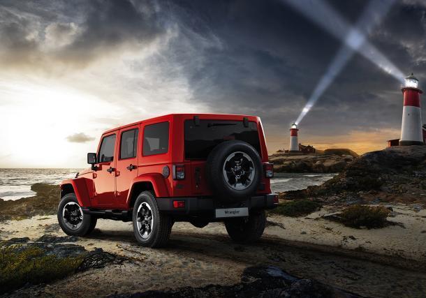 Jeep Wrangler X tre quarti posteriore