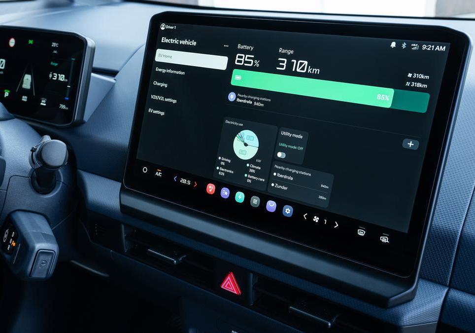 Kia PV5 - infotainment