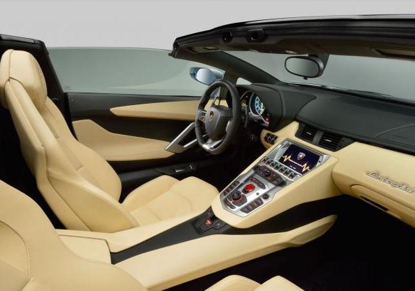 Lamborghini Aventador LP 700-4 Roadster interni