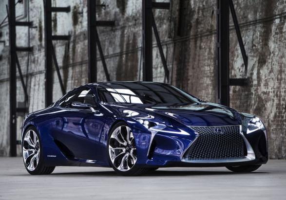 Lexus LF-LC Blue Concept tre quarti anteriore