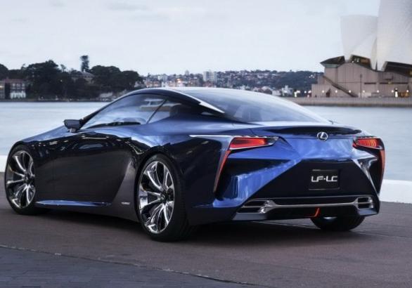 Lexus LF-LC Blue Concept tre quarti posteriore