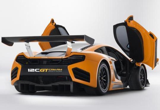 McLaren MP4 12C GT Can-Am Edition tre quarti posteriore portiere aperte