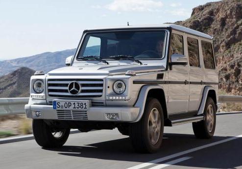 Mercedes Classe G restyling 2012 tre quarti anteriore