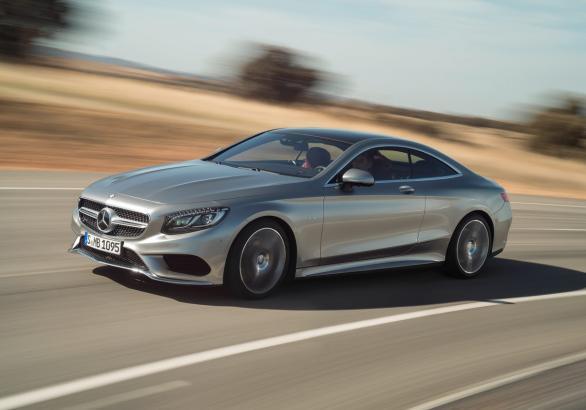 Mercedes Classe S Coupé in curva