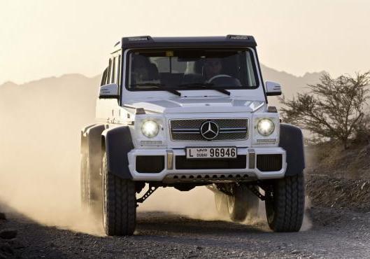 Mercedes G 63 AMG 6x6 anteriore