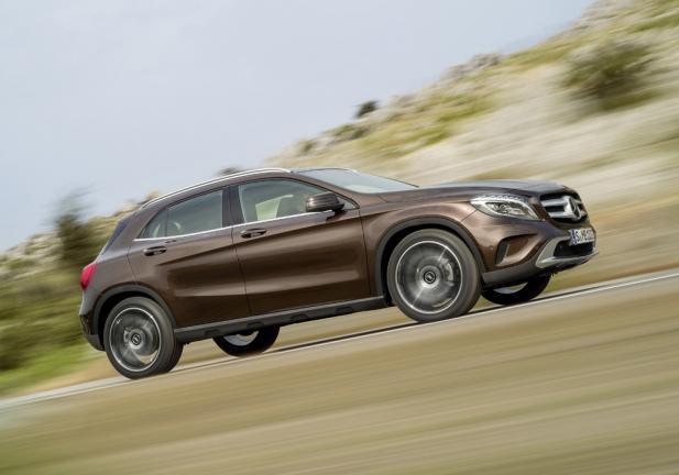 Mercedes GLA profilo