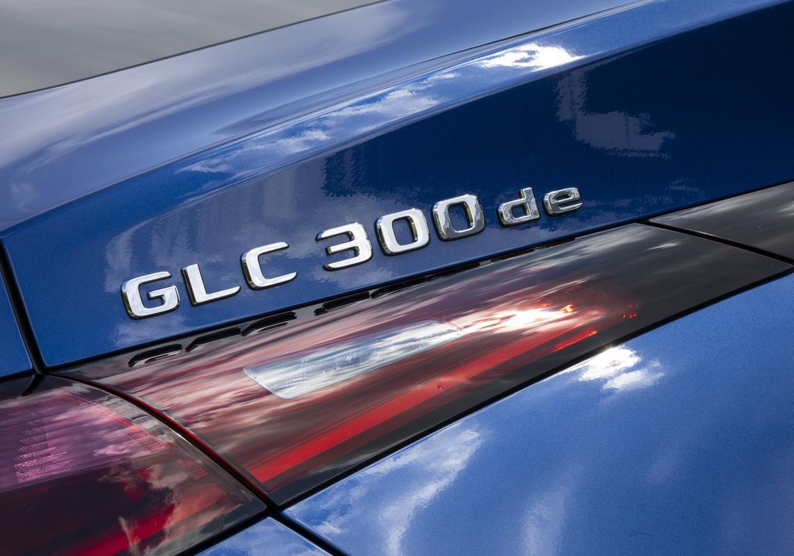 Mercedes GLC Coupe 300 de 2023 badge