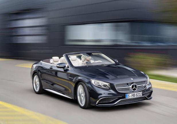 Mercedes S65 Cabrio aperta