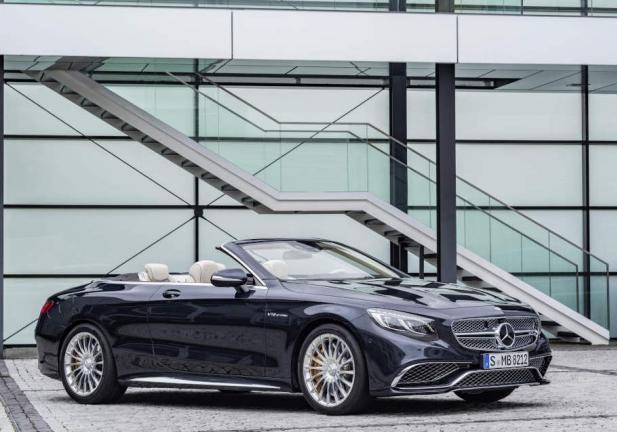 Mercedes S65 Cabrio tre quarti anteriore