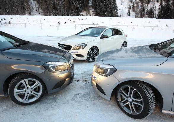 Michelin Winter Test Drive con Mercedes Classe A