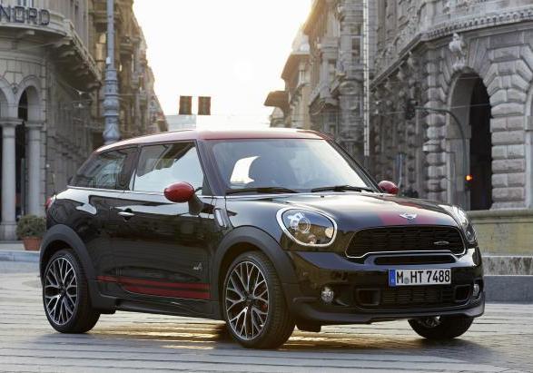 Mini John Cooper Works Paceman tre quarti anteriore lato destro