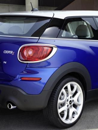 Mini Paceman abitacolo dettaglio sezione posteriore