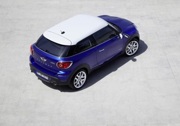 Mini Paceman dall'alto