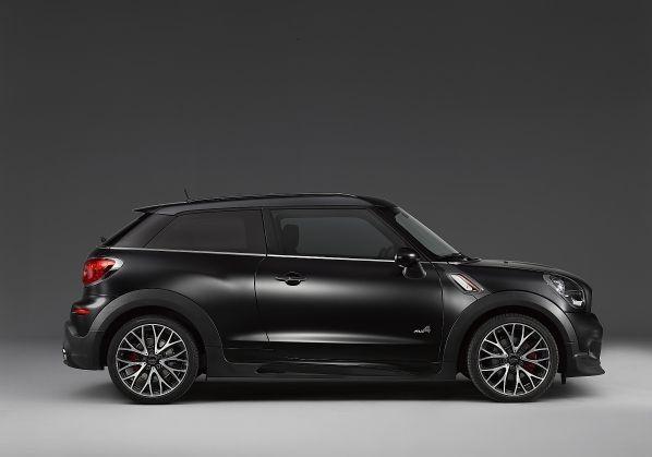 Mini Paceman Frozen Black metallic profilo