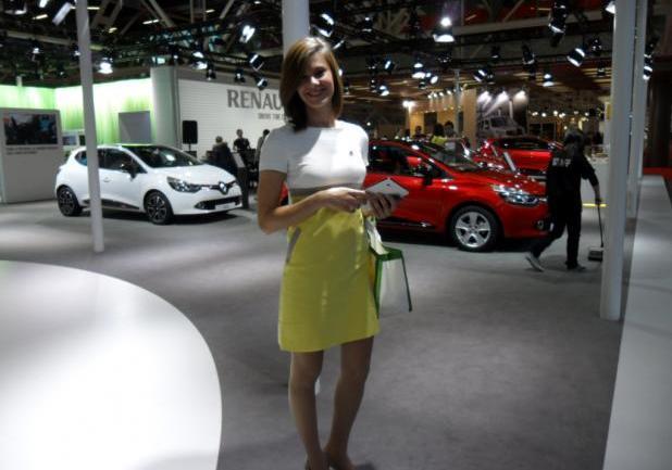 Motor Show 2012 bella ragazza Renault