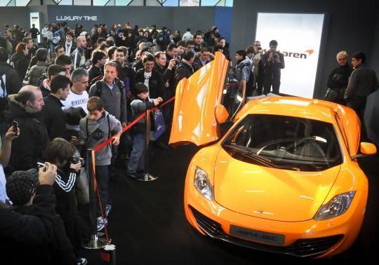 Motor Show Bologna stand McLaren