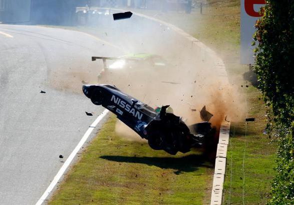 Nissan DeltaWing incidente ribaltamento