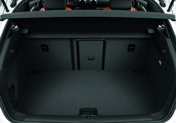 Nuova Audi A3 2012 S line bagagliaio