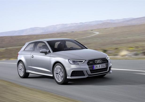 Nuova Audi A3 tre quarti anteriore