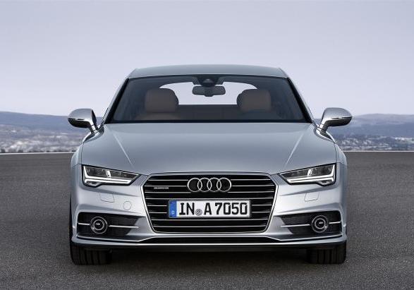 Nuova Audi A7 Sportback restyling 2014 anteriore