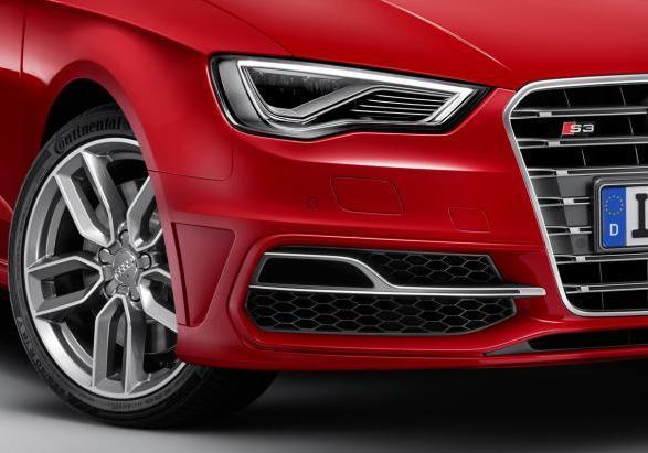 Nuova Audi S3 Sportback dettaglio sezione anteriore