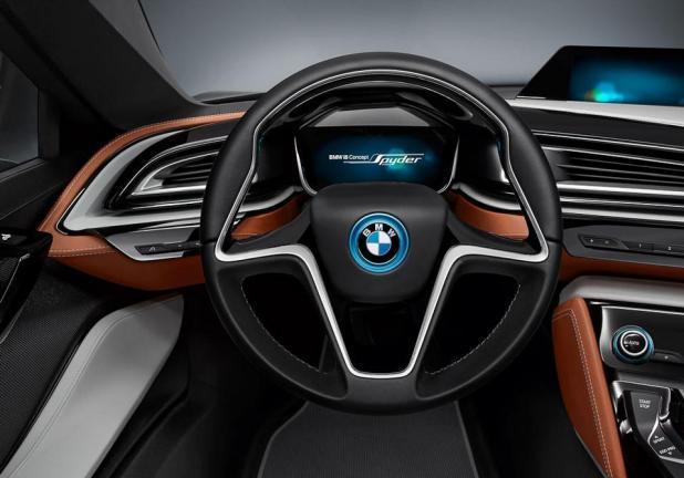 Nuova BMW i8 Concept Spyder interni 2