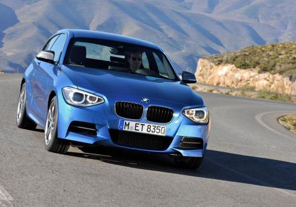 Nuova BMW M135i anteriore