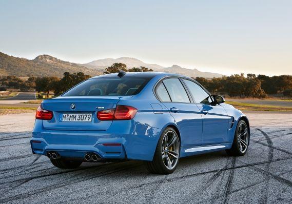 Nuova BMW M3 tre quarti posteriore lato destro