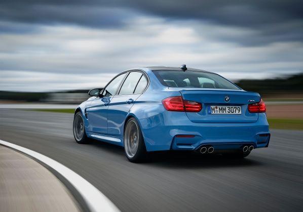 Nuova BMW M3 tre quarti posteriore lato sinistro