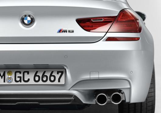 Nuova BMW M6 Gran Coupè dettaglio sezione posteriore