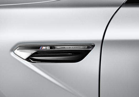 Nuova BMW M6 Gran Coupè presa d'aria laterale