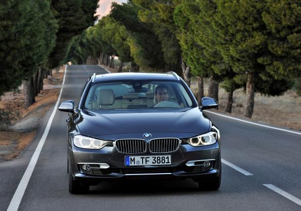 Nuova BMW Serie 3 Touring 2012 anteriore