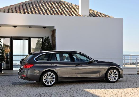 Nuova BMW Serie 3 Touring 2012 profilo destro