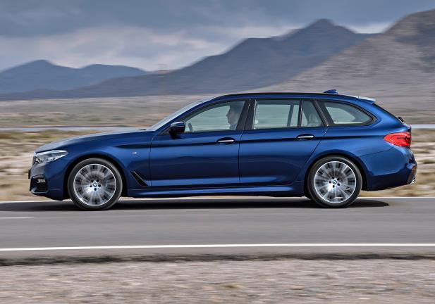 Nuova BMW Serie 5 Touring profilo