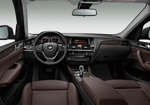 Nuova BMW X3 restyling 2014 interni