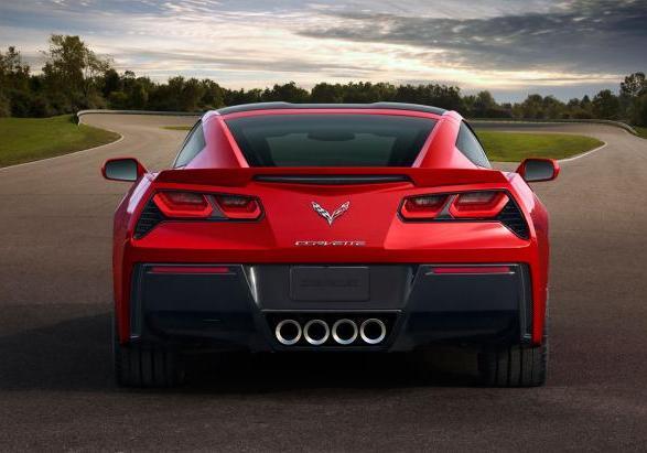 Nuova Chevrolet Corvette Stingray 2014 posteriore