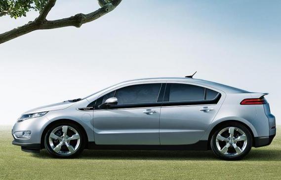 Nuova Chevrolet Volt laterale