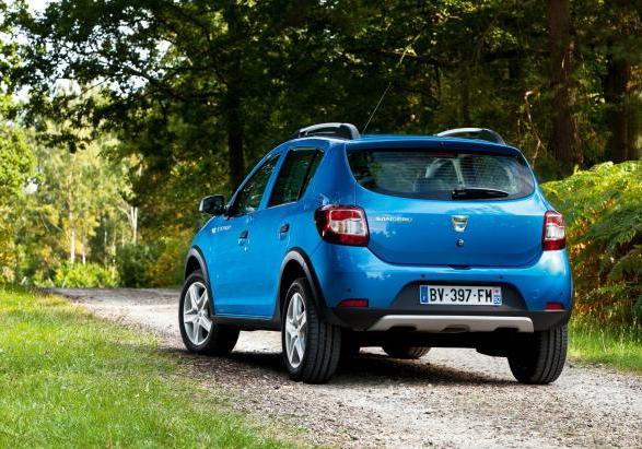 Nuova Dacia Sandero Stepway posteriore