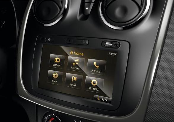 Nuova Dacia Sandero Wagon display touch screen