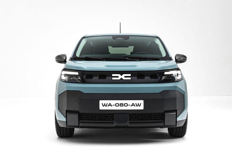 Nuova Dacia Spring 2026 anteriore