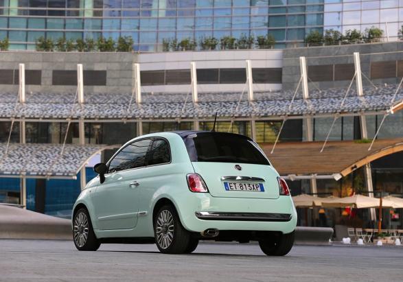 Nuova Fiat 500 Cult tre quarti posteriore lato sinistro