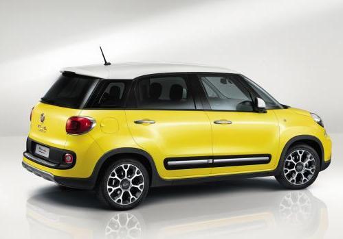 Nuova Fiat 500L Trekking profilo lato destro